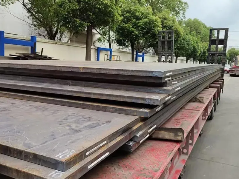 Map showing marine steel plate demand regions from China in 2025