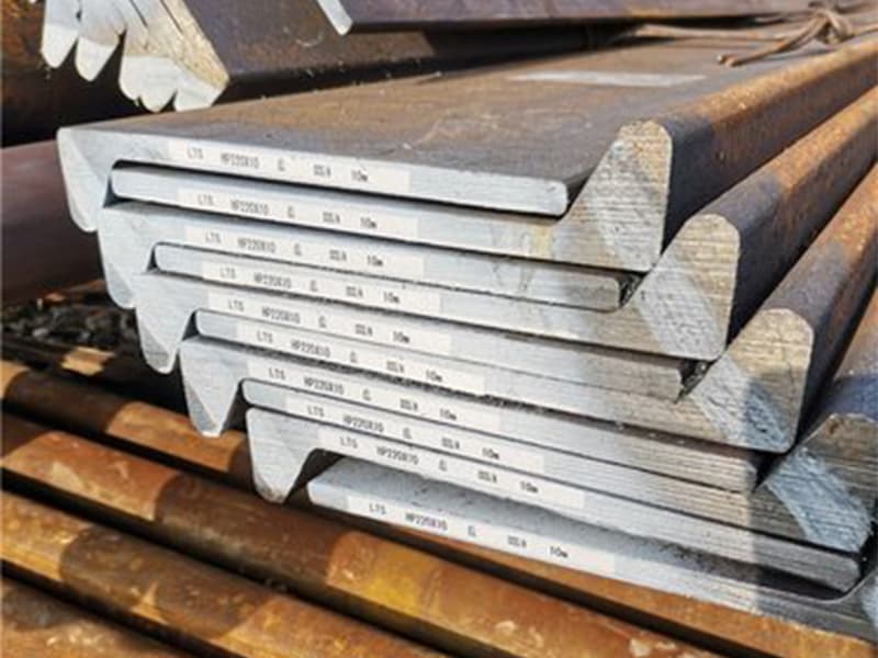 bulb bar steel profile close up