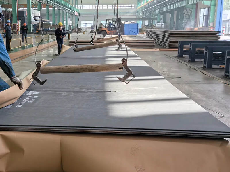 316 stainless steel bolts and plates installed on a coastal metal structure