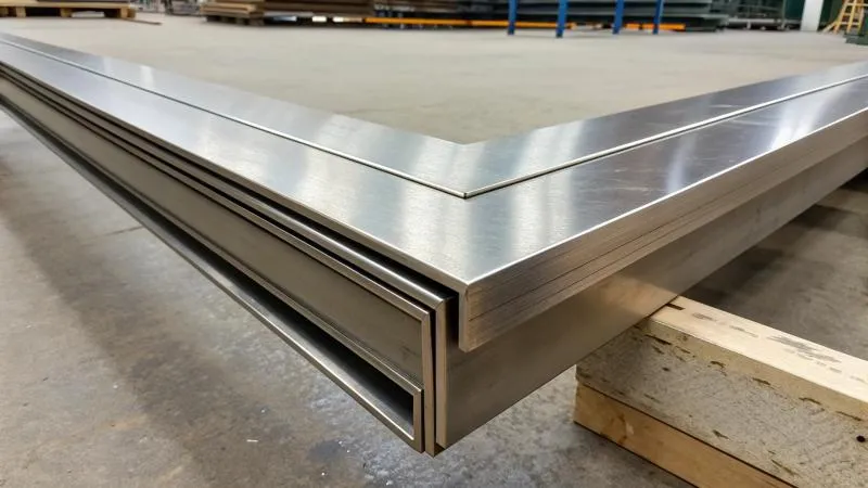 side by side comparison of equal and unequal angle steel sections in hull structure